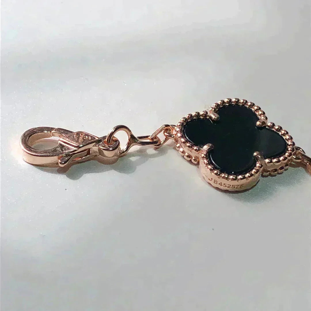 CLOVER 5 MOTIFS MULTICOLOR BRACELET