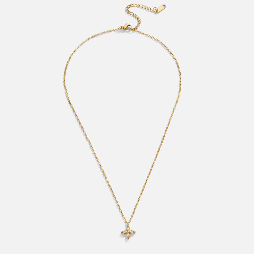 Collar de pétalos de cristal