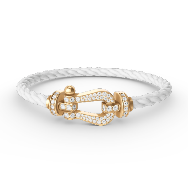 FORCE LARGE HORSESHOE FULL DIAMOND BRACELET VARIANTS