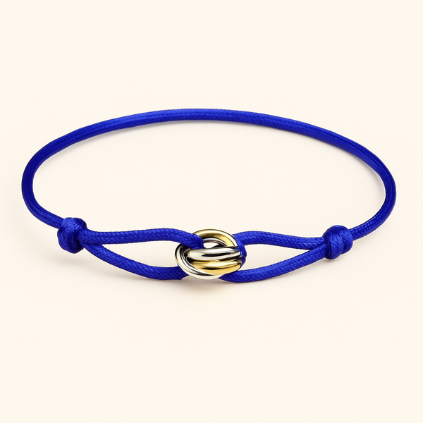 Pulsera dorada Trifecta