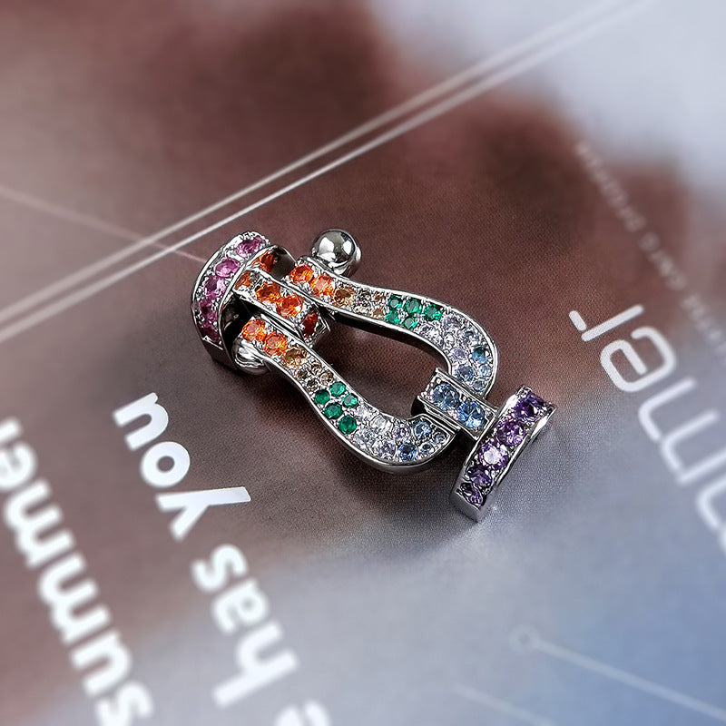 Pulsera metálica Force con cierre de herradura grande