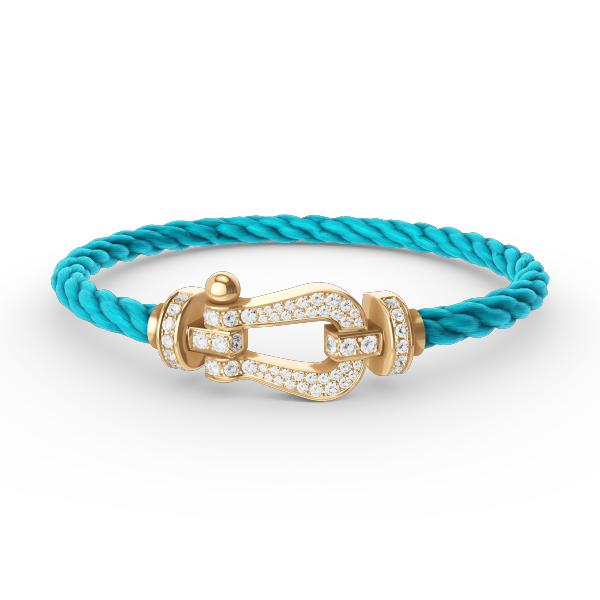 FORCE LARGE HORSESHOE FULL DIAMOND BRACELET VARIANTS