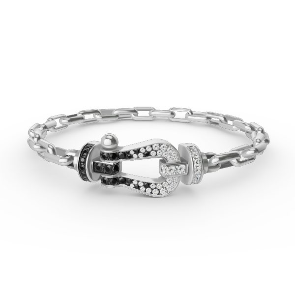 FORCE LARGE HORSESHOE CLASP  METAL BRACELET VARIANTS 2