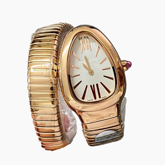 Serpentis Vela 35 cerámica rosa y blanca