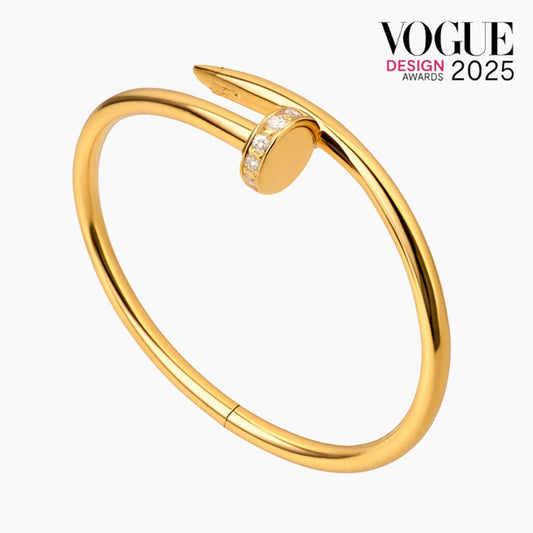 Clavo de elegancia de lujo en oro de 18 quilates