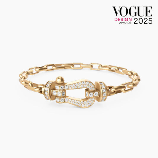 FORCE LARGE HORSESHOE CLASP  METAL BRACELET VARIANTS